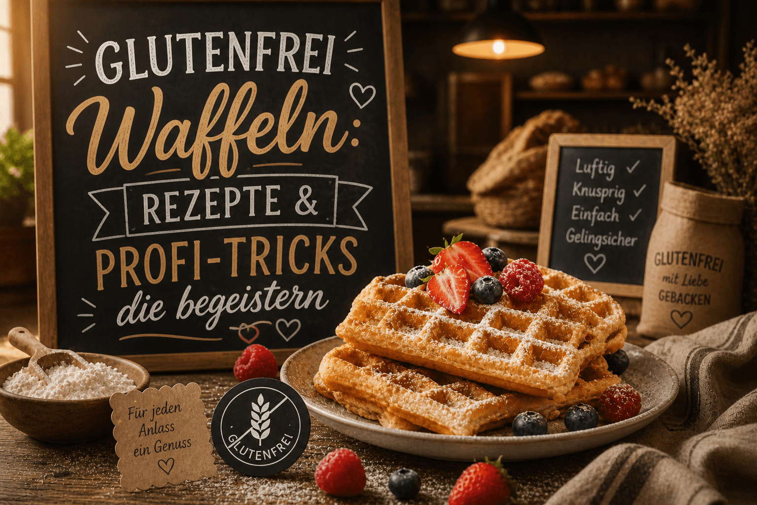 Glutenfrei Waffeln: Rezepte & Profi-Tricks die begeistern