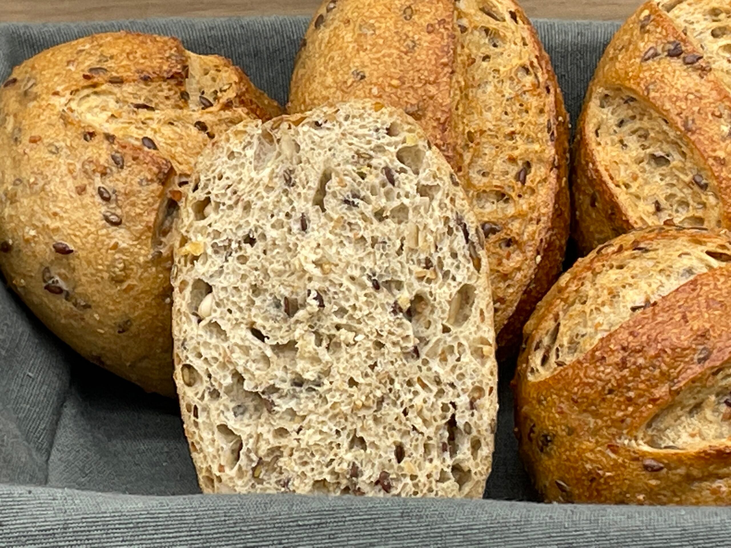 Dinkel Eiweißbrötchen
